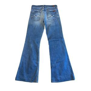 COPY - 7 For All Mankind Low Rise Ginger Jeans Flare Wide Leg dark wash Womens …